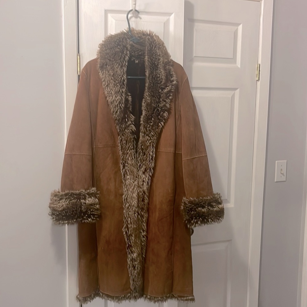 Ladies XL Brown coat